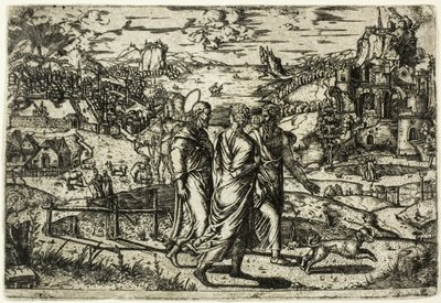 Journey to Emmaus by Unknown artist