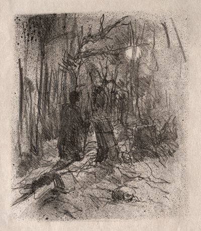The Cemetery of Busk by Unknown artist