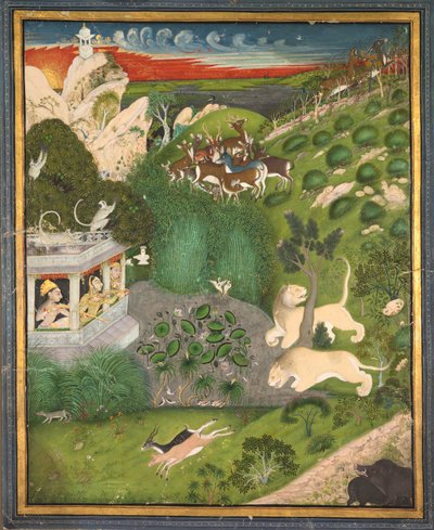 Ladies Shooting from a Pavilion by Unknown artist