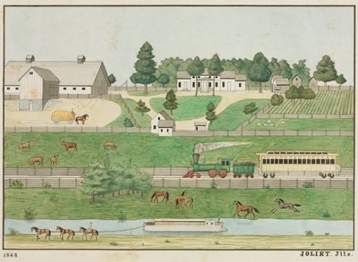 Landscape, Joliet, Illinois by Unknown artist