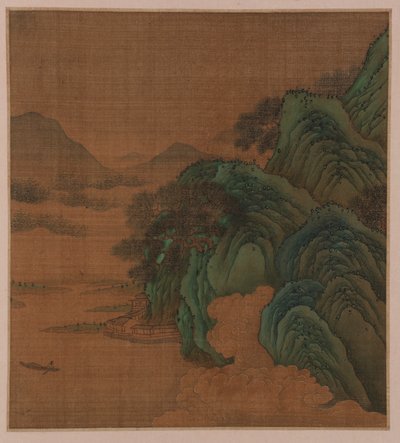 Landscape: Hills, Valley, and Stream by Unknown artist