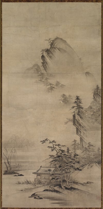 Landscape with a Pavilion by Unknown artist