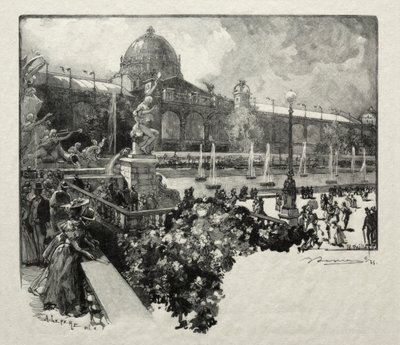 The Palace of Liberal Arts, Exterior by Unknown artist