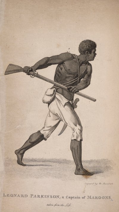 Leonard Parkinson, a Captain of Maroons by Unknown artist