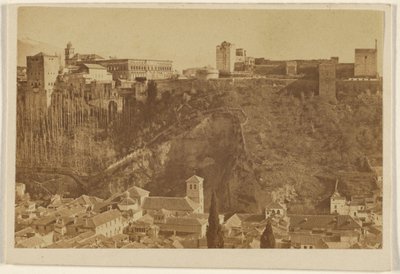 Long view of the Alhambra, Spain by Unknown artist