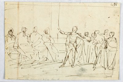 Man Giving Speech by Unknown artist