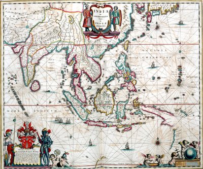Map of Asia from the Blaeu Atlas by Unknown artist