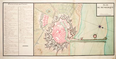 Map of Dunkirk by Unknown artist
