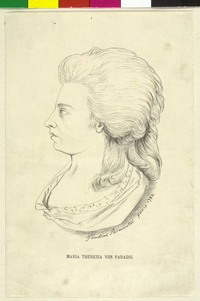 Mary Theresia von Paradis by Unknown artist