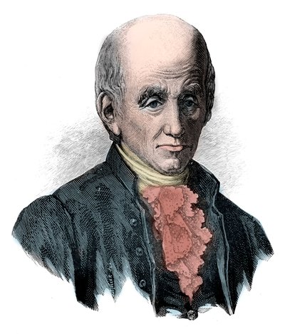 Michel Adanson, French botanist. by Unknown artist