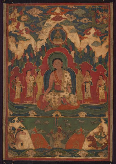 Milarepa on Mount Kailash by Unknown artist