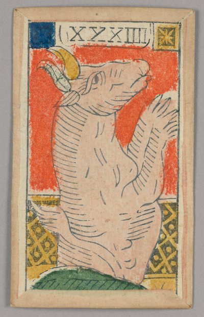 Minchiate (Tarot) Playing Card by Unknown artist