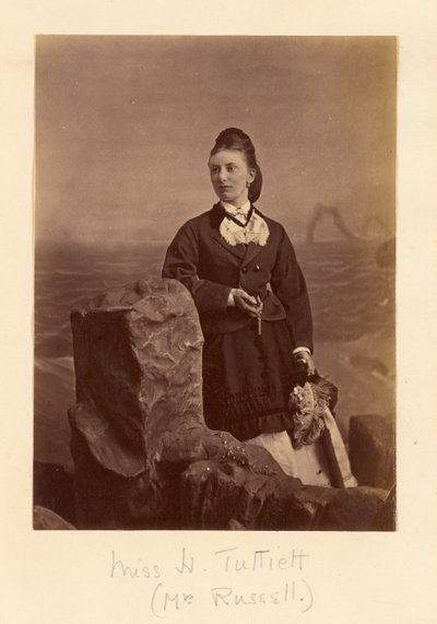 Miss H. Tuttiett (Mrs. Russell) by Unknown artist