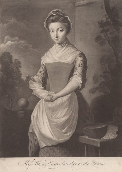 Miss White, Clear Starcher to the Queen by Unknown artist