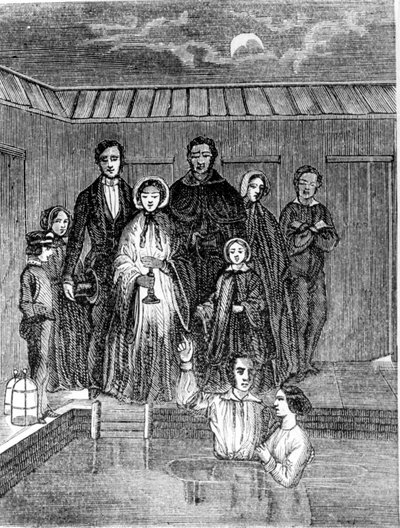 Mormon baptism by Unknown artist