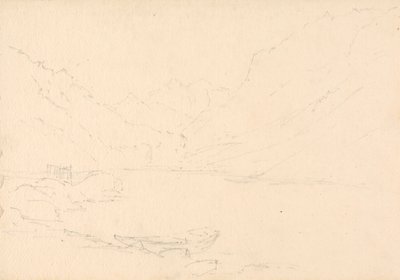Mountainous Landscape and Lake by Unknown artist