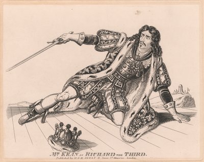 Mr. Kean as Richard III by Unknown artist
