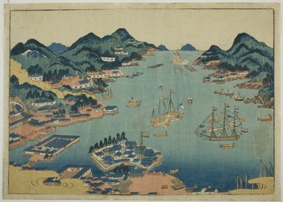 Nagasaki Harbor by Unknown artist