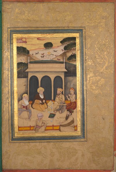 Nobleman Visiting Saint at his Shrine by Unknown artist