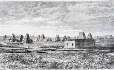 Oil wells, Baku, Caucasus (Nobel) by Unknown artist