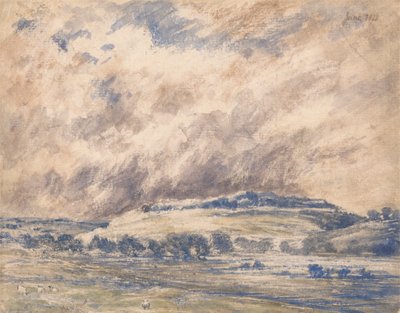 Old Sarum in a Storm by Unknown artist