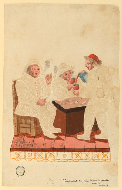 Peasants in a Cabaret by Unknown artist