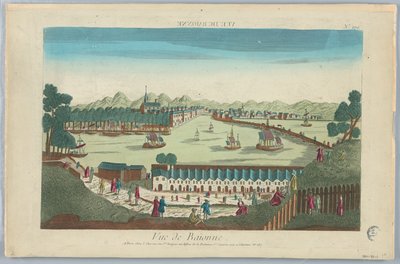 Peep-show, View of Bayonne, No. 119 by Unknown artist