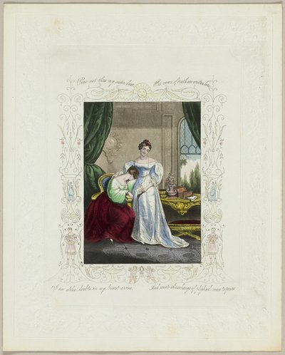 Pine Not Thus My Sister Dear (valentine) by Unknown artist
