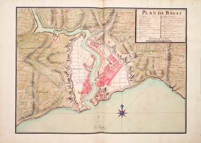 Plan of Brest by Unknown artist