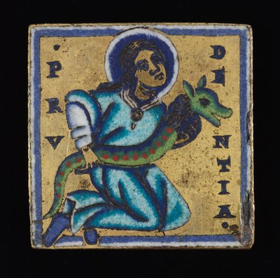 Plaque: Prudence by Unknown artist