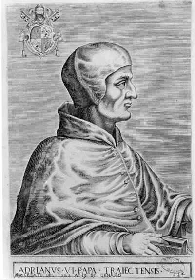 Pope Adrien VI (1459 - 1523) by Unknown artist