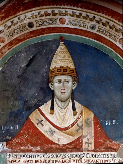 Pope Innocent III (detail) by Unknown artist