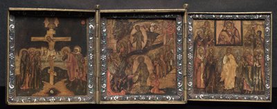 Portable Triptych Icon by Unknown artist
