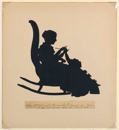 Portrait in Silhouette by Unknown artist