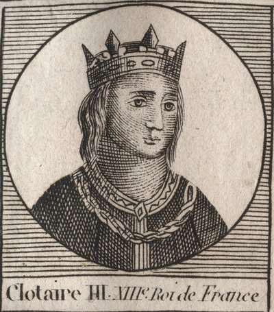 Portrait of Clothaire III by Unknown artist