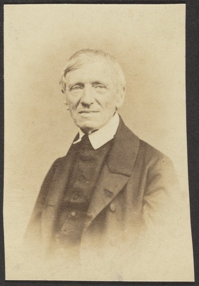 Portrait of Dr. Newman by Unknown artist