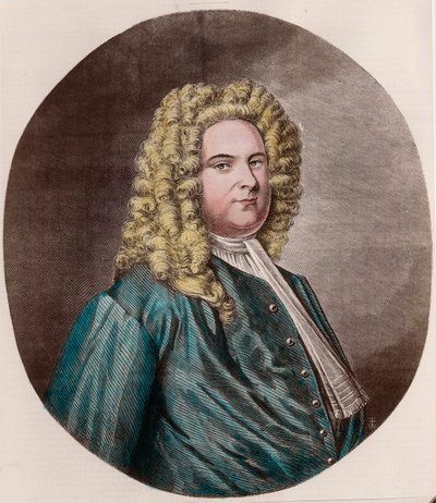 Portrait of Friedrich Handel by Unknown artist