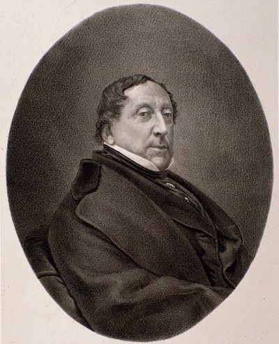 Portrait of Gioacchino Rossini by Unknown artist