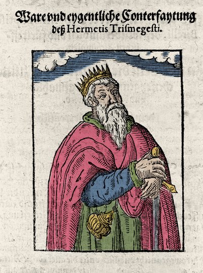 Portrait of Hermes Trismegistus, astrologer by Unknown artist