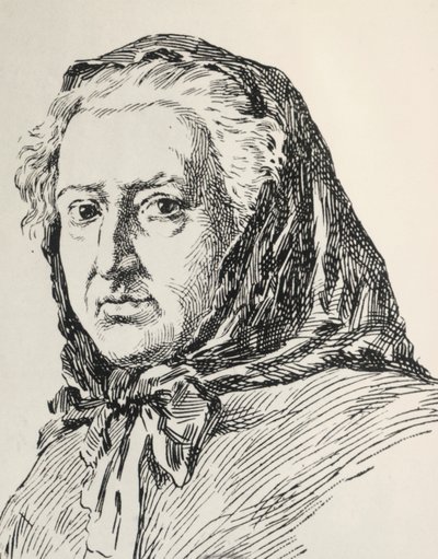 Portrait of Louise Ackermann by Unknown artist