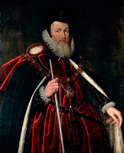 Portrait of William Cecil, Baron Burghley by Unknown artist