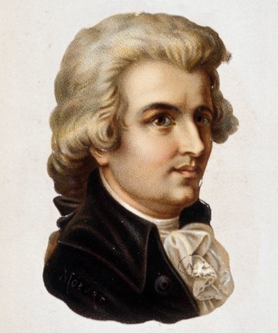 Portrait of Wolfgang Amadeus Mozart (1756-1791) by Unknown artist
