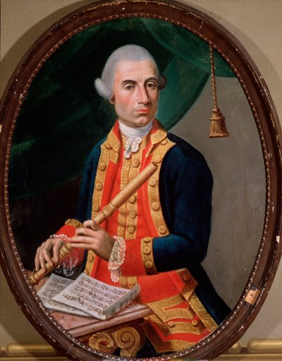 Portrait of a Flute Player by Unknown artist