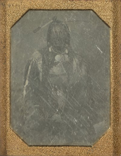 Portrait of an American Indian Man by Unknown artist