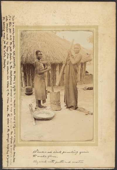 Pounding Maize into Flour by Unknown artist
