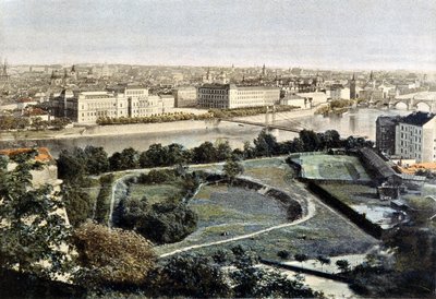 Prague, general view, late 19th century by Unknown artist