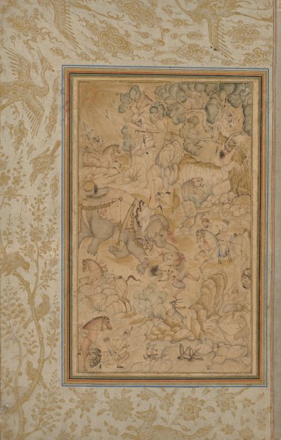 Princes Hunting in a Rocky Landscape by Unknown artist