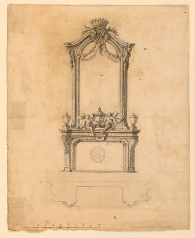 Project for a Mantelpiece by Unknown artist