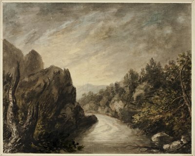 River in Rocky Valley by Unknown artist