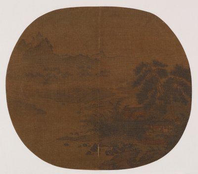 Riverside Dwelling Among Pines and Bamboo by Unknown artist